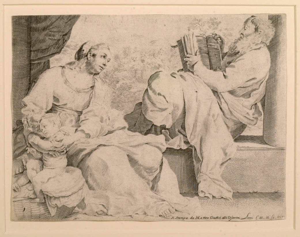 The Holy Family with Saint John the Baptist