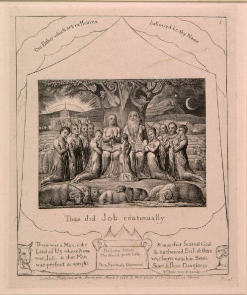 Job and his Children Praying Book: Book of Job