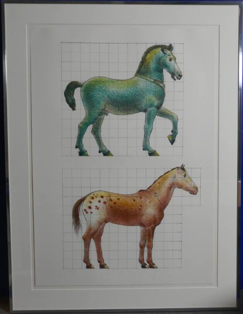 Study of a Classical Horse and a Modern Horse