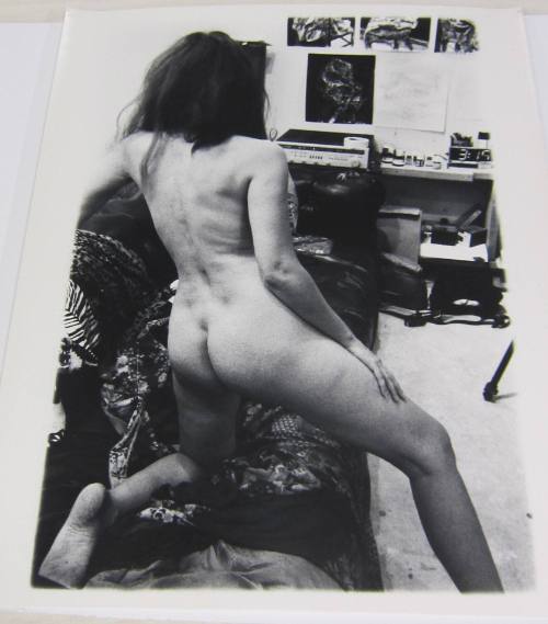 Untitled (model in the studio)