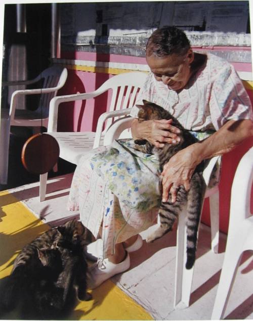 Mrs. Margaret Dennis with Cats, MS