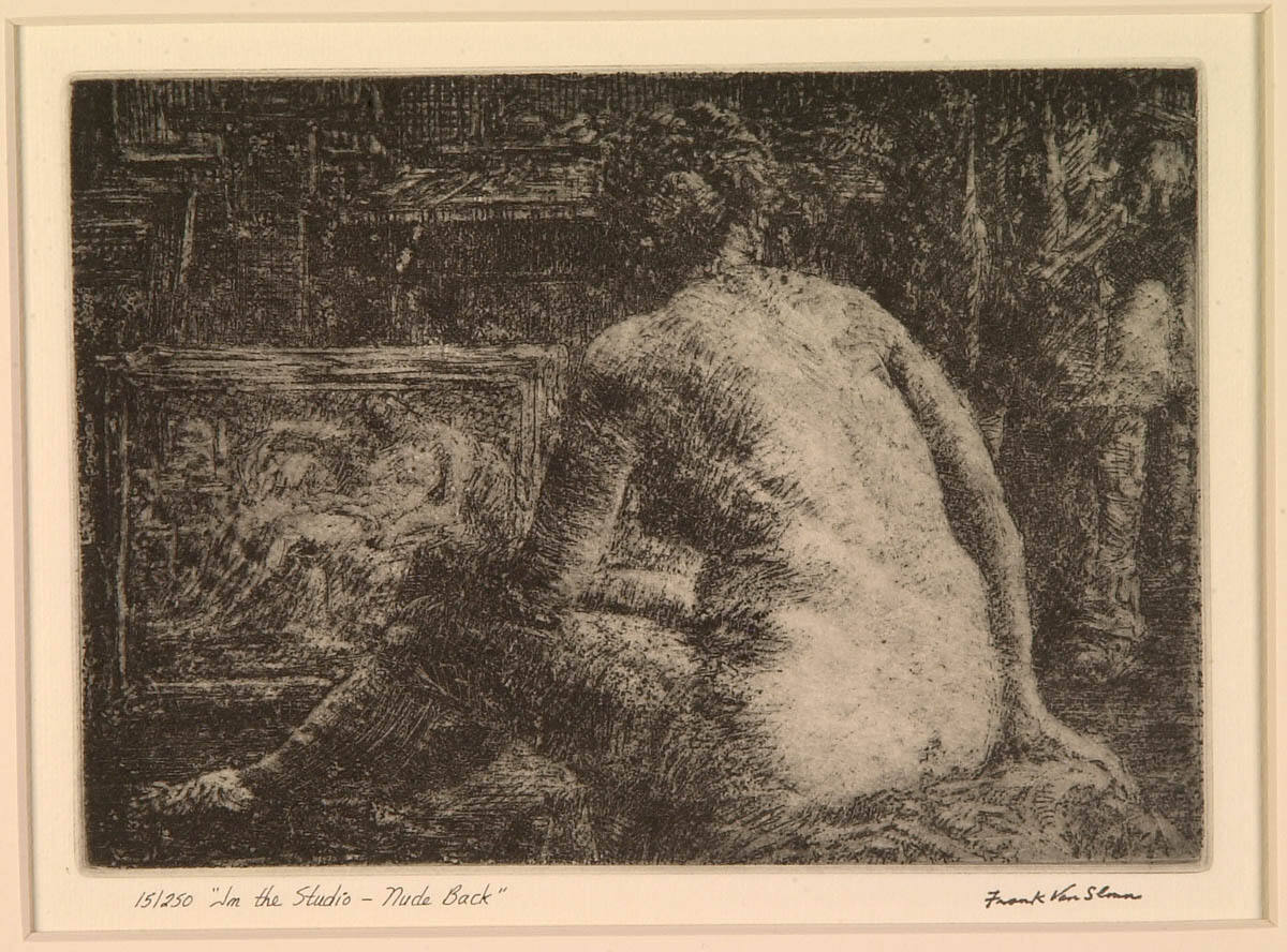 In the Studio--Nude Back