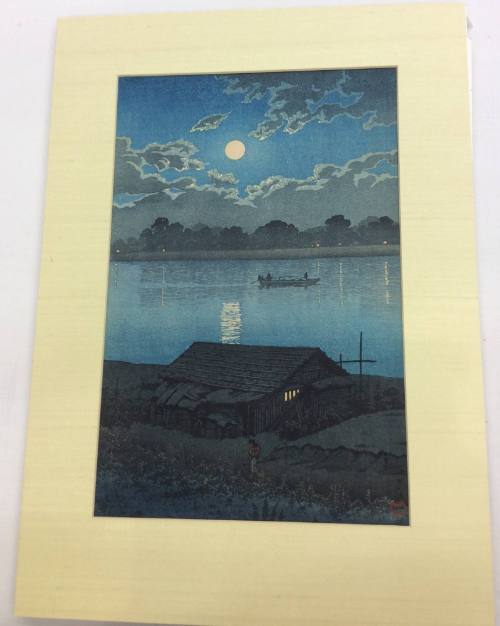 Moon over the Ara River