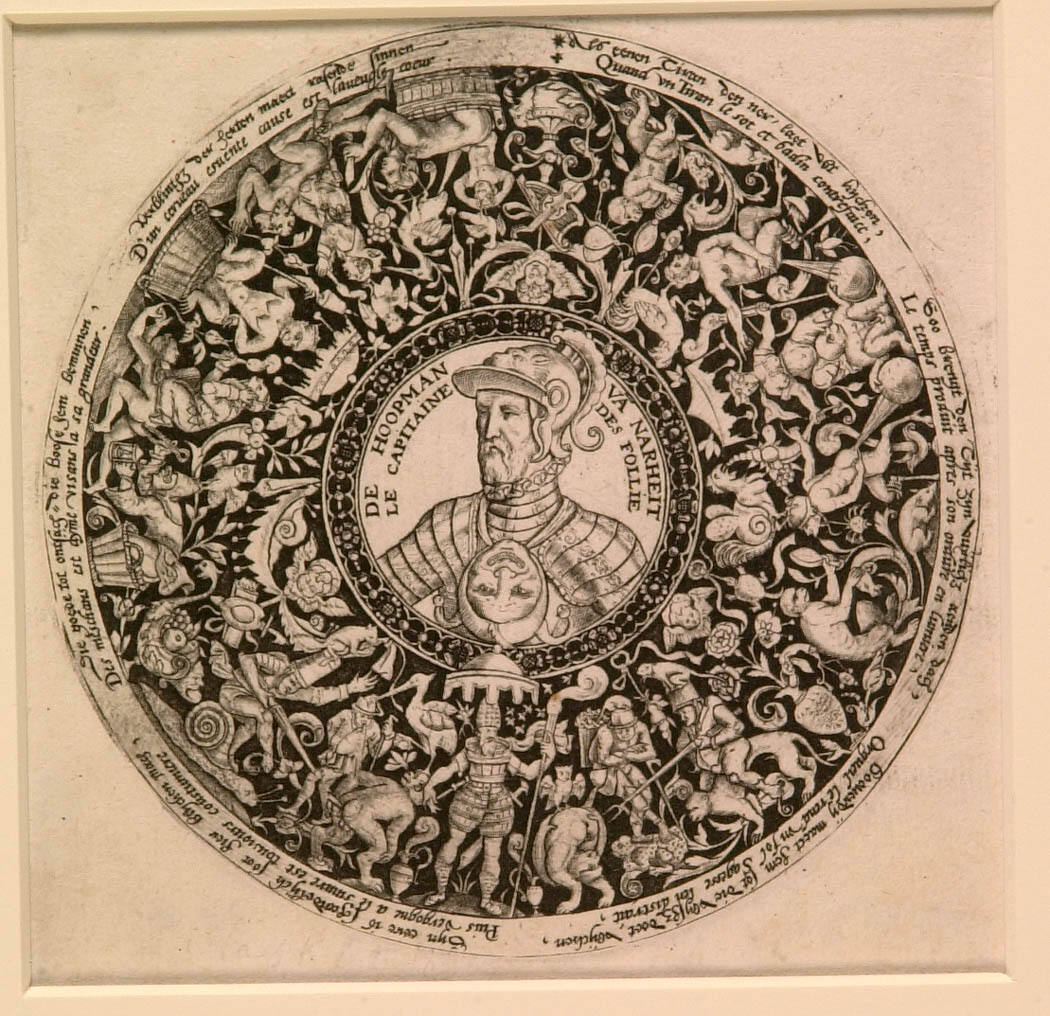 Design for a plate, with the Duke of Alva