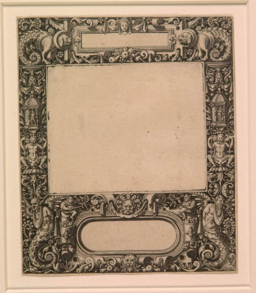 Title page for Gesellenbuch Emblemata Nobilitata et Vulgo Scitu Digna...Stam und Wapenbuchlein...