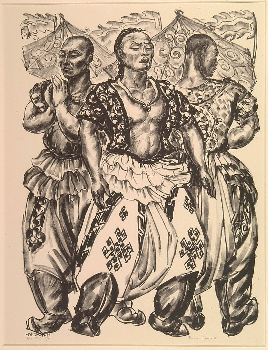 Mongolian Wrestlers