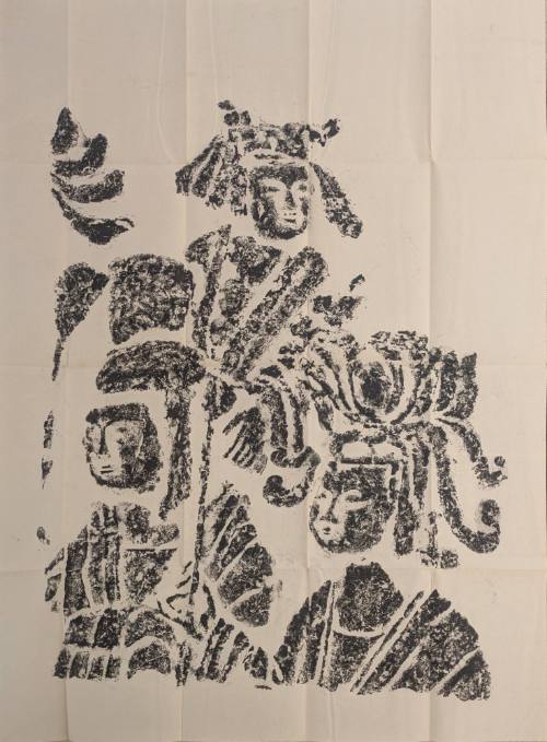Rubbings of frieze from Lung Men