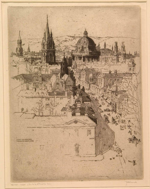 The High - Oxford from the Top of Magdalene Tower