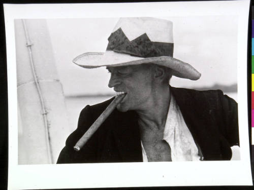 Klaus Kinski with Cigar
