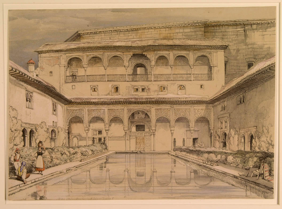 Patio de los Arravanes and Palace Charles V