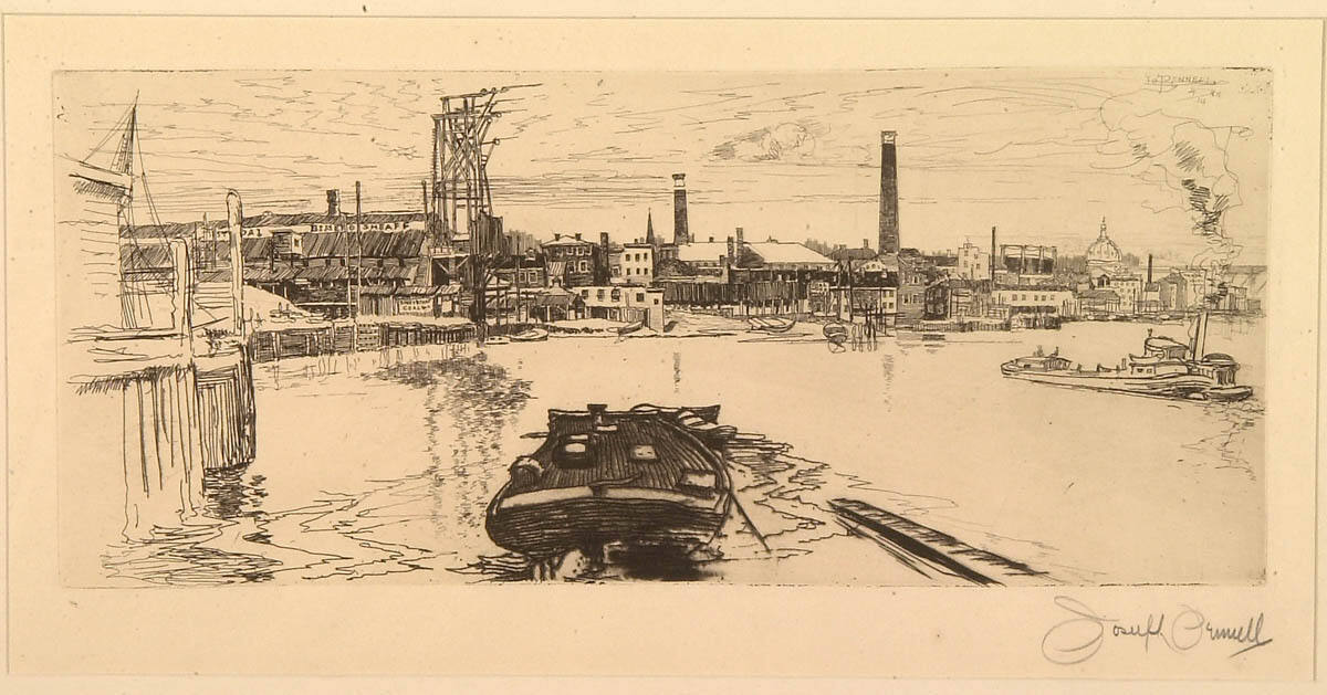 Coal Wharves on the Schuylkill