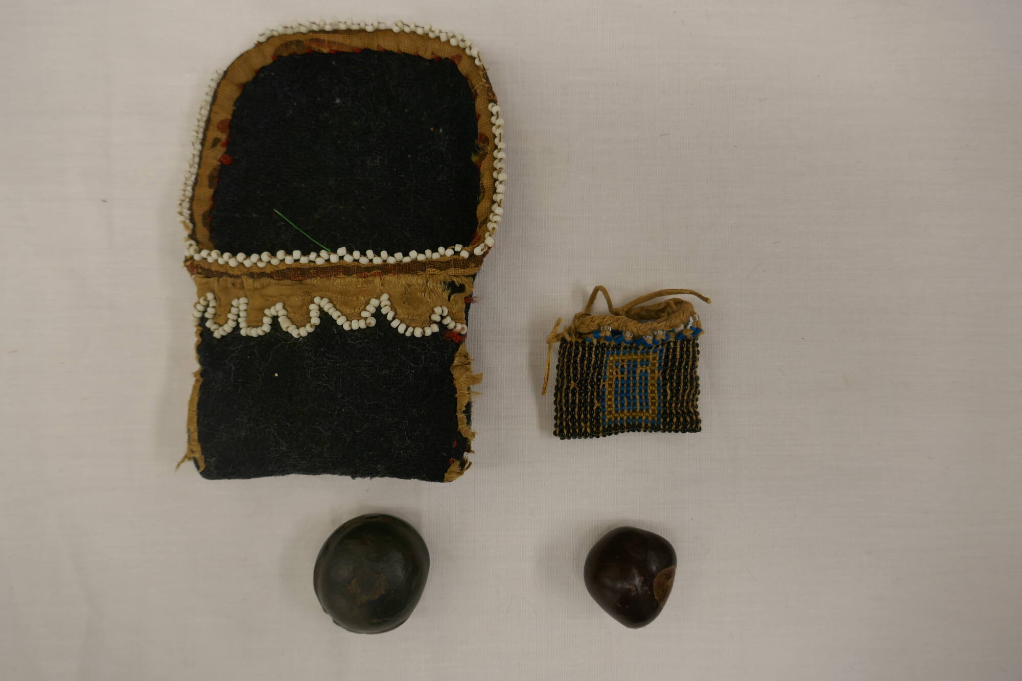 Bag with Nuts, Fur, and Inner Bag (bag)