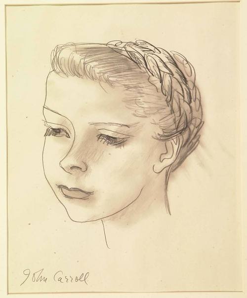 Portrait Head of a Young Girl