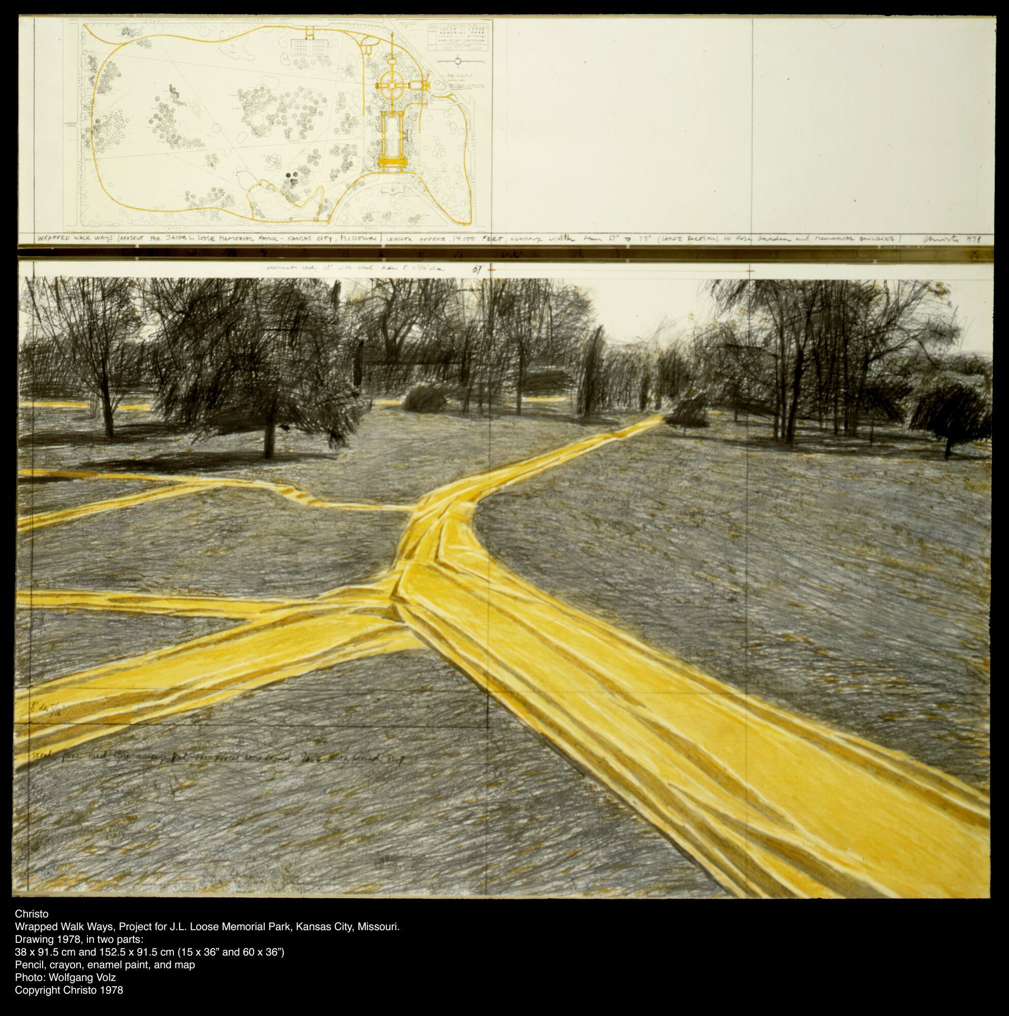Wrapped Walk Ways (Project for Jacob L. Loose Memorial Park, Kansas City, Missouri)