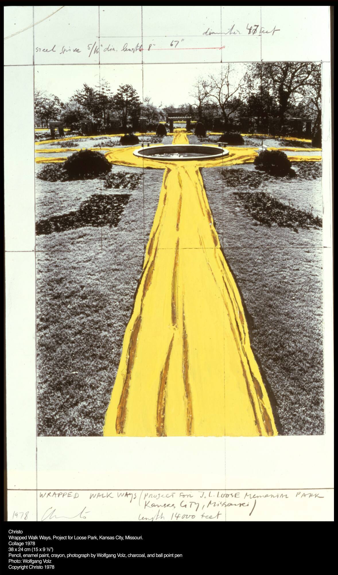 Wrapped Walk Ways (Project for Jacob L. Loose Memorial Park, Kansas City, Missouri)