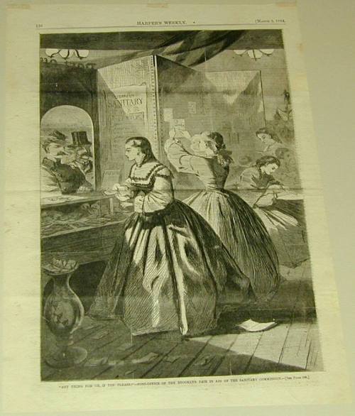 "Any Thing for Me, If You Please," Post-Office of the Brooklyn Fair in Aid of the Sanitary Commission