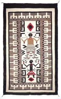 Two Black Gods from Nightway Chant