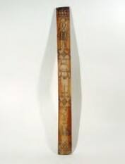 Figurative Mat Holder (one of a pair)