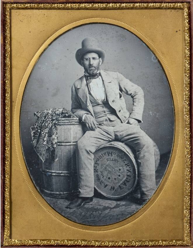 Portrait of A.W. Fagins, the “Millionaire Miller” of St Louis, Missouri