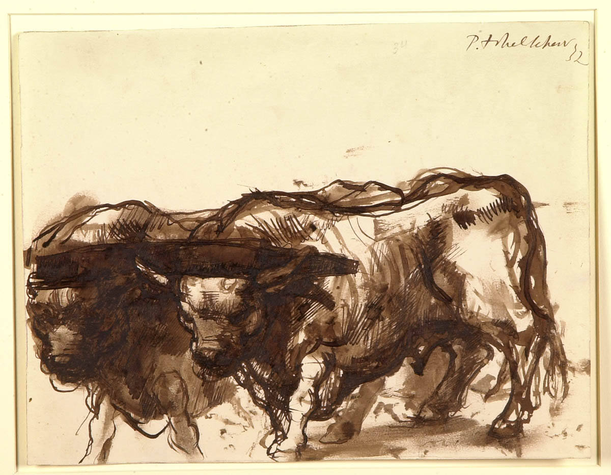 Two Oxen in a Yoke
