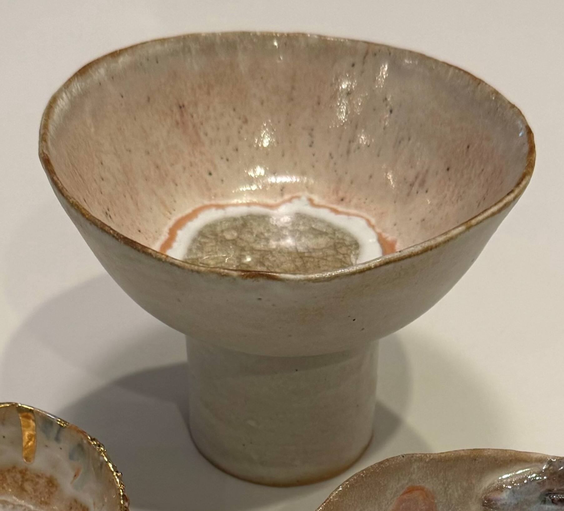 "Iceland" Pedestal Bowl