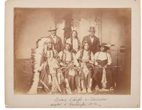 Sioux Chiefs & Interpreters / Delegation to Washington, DC