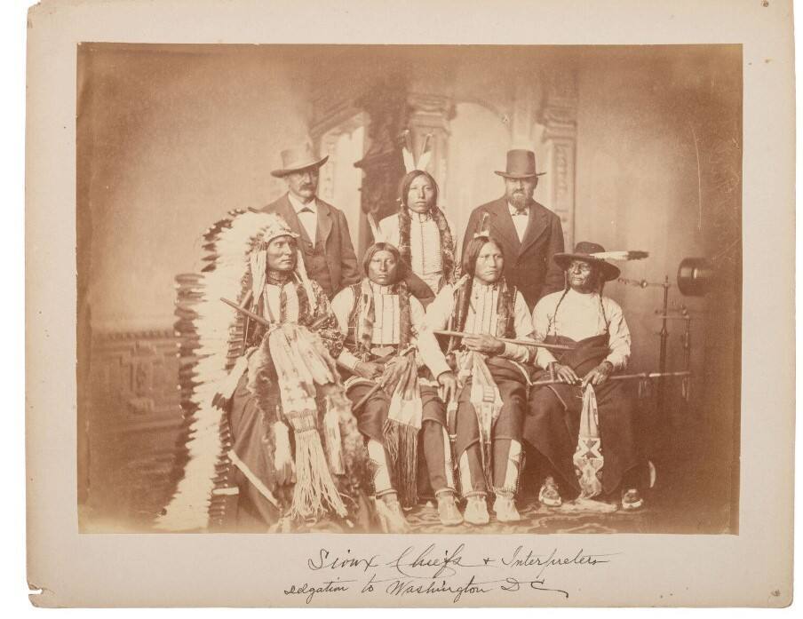 Sioux Chiefs & Interpreters / Delegation to Washington, DC