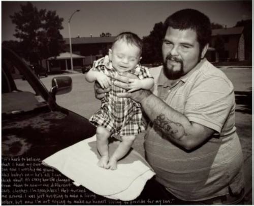 Carl with his Son, Pigeon Hill