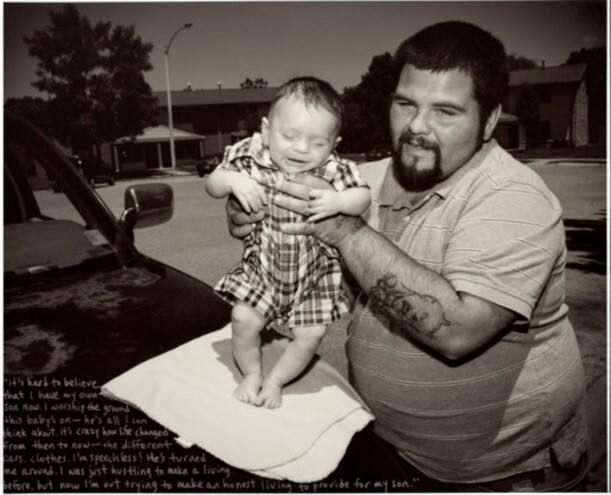 Carl with his Son, Pigeon Hill