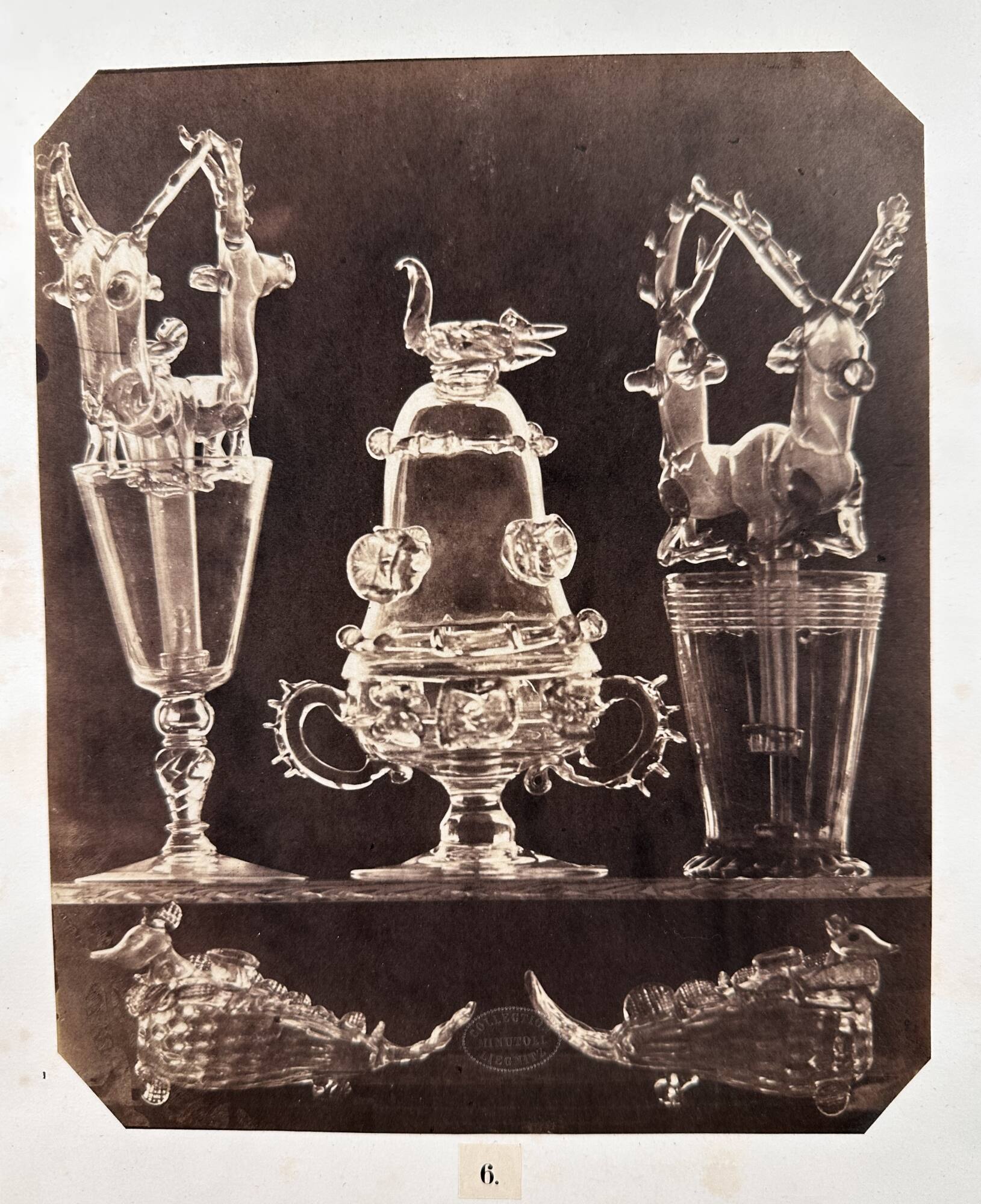 [Glassware with Blown Glass Animals]