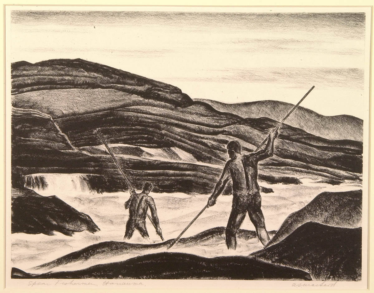 Spear Fishermen--Hanauma