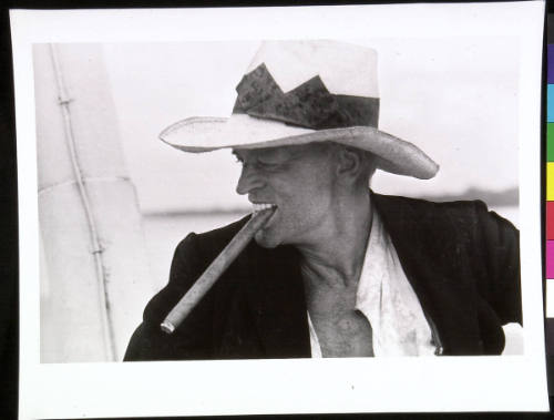 Klaus Kinski with Hat and Cigar