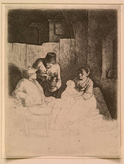 The Mother Seated in an Inn