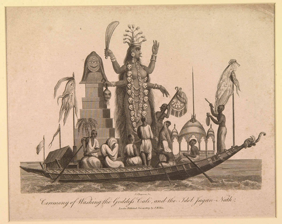 Ceremony of Washing the Goddess Cali, and the Idol Jagan-Nath