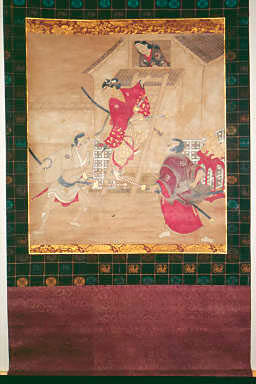 Kabuki Theatre Actors in a Fight Scene