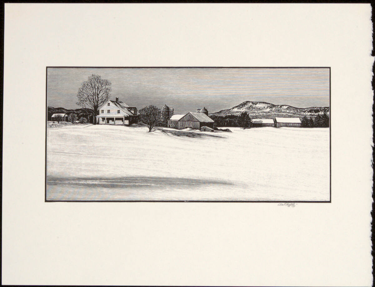 Winter in Southampton, Massachusetts