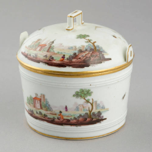 New Hall Butter Tub with Lid