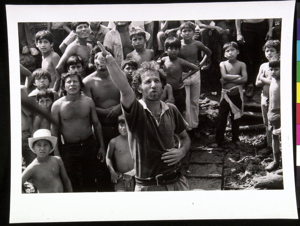 Herzog Pointing with Many Indians