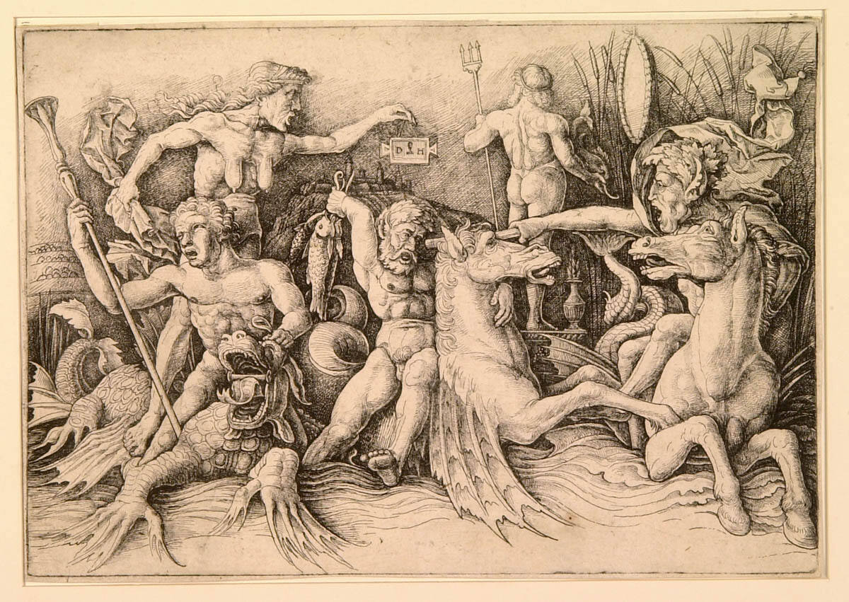 Battle between Three Tritons