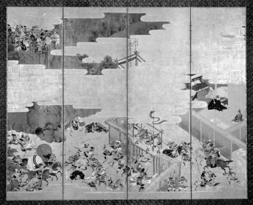 Episode from the Battle of Ichinotani from the Tales of the Heike