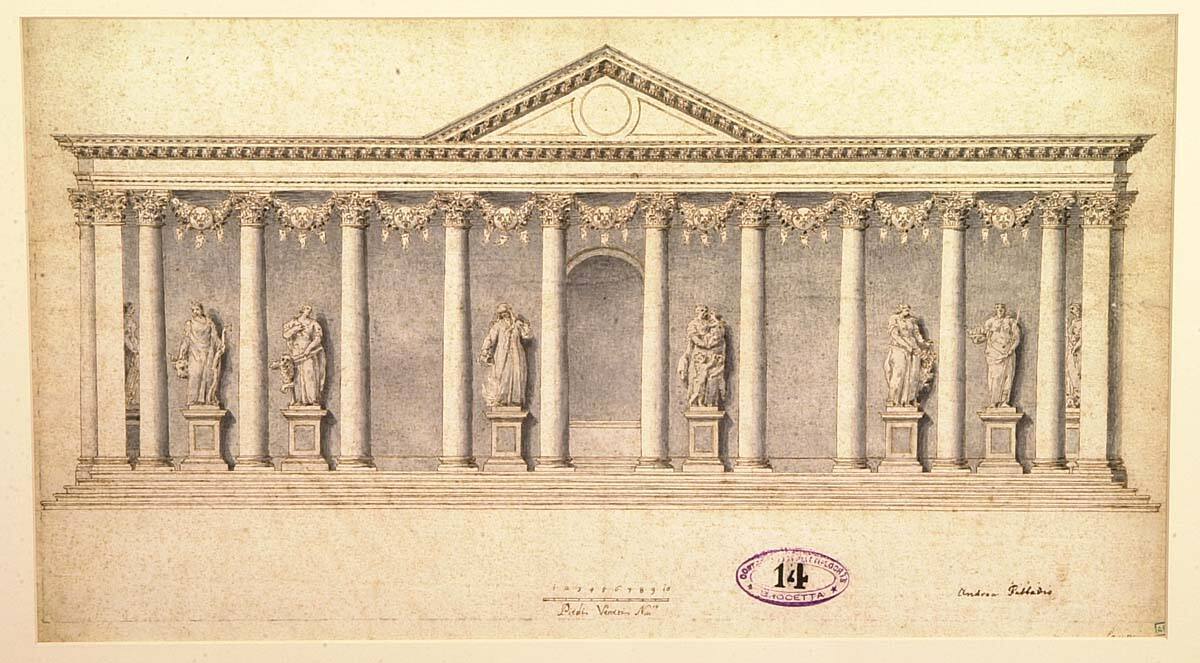 Colonnade Built by Palladio (In Celebration of the Visit of Henry III of France to Venice, 1574)