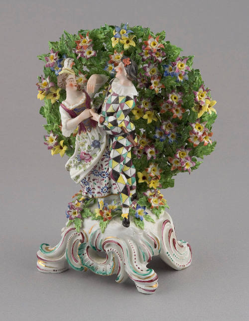 Dancing Harlequin and Columbina
