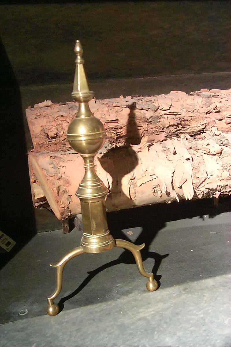 Chippendale andiron