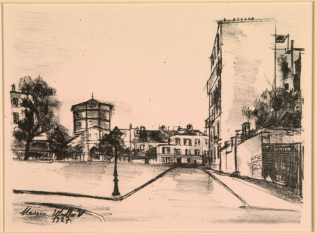 La Place Ravignan, Montmartre
