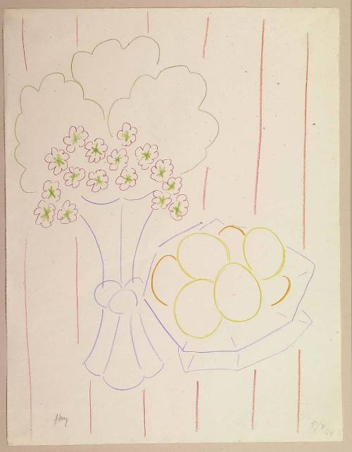 Still Life of Flowers and Lemons