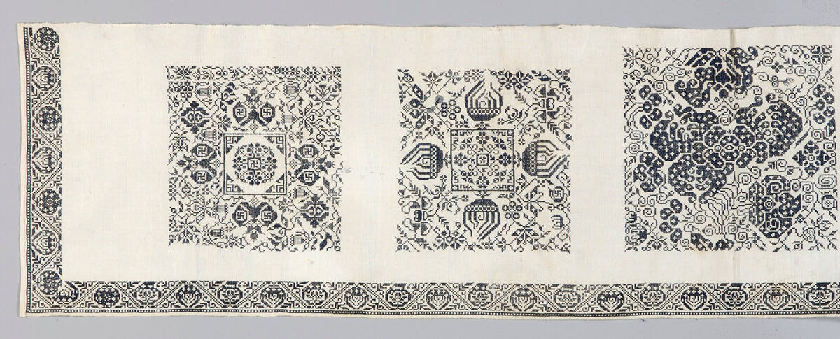 Szechwan Cross Stitch Coverlet