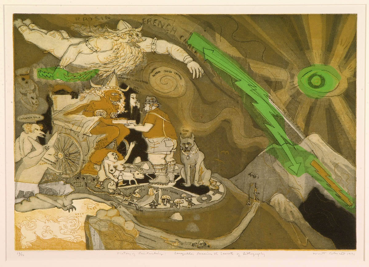 Senefelder Receives the Secrets of Lithography