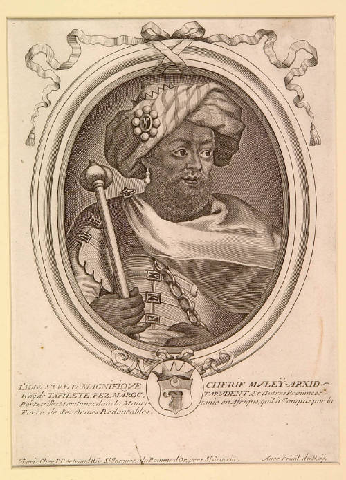 Cherif Myley Arxid, King of Tafilete, Fez, Maroc, Tarvdent