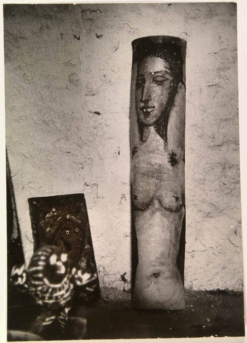 Les Gazelles, Figures of Girls Painted on Clay Pipes, 1950, at Vallauris