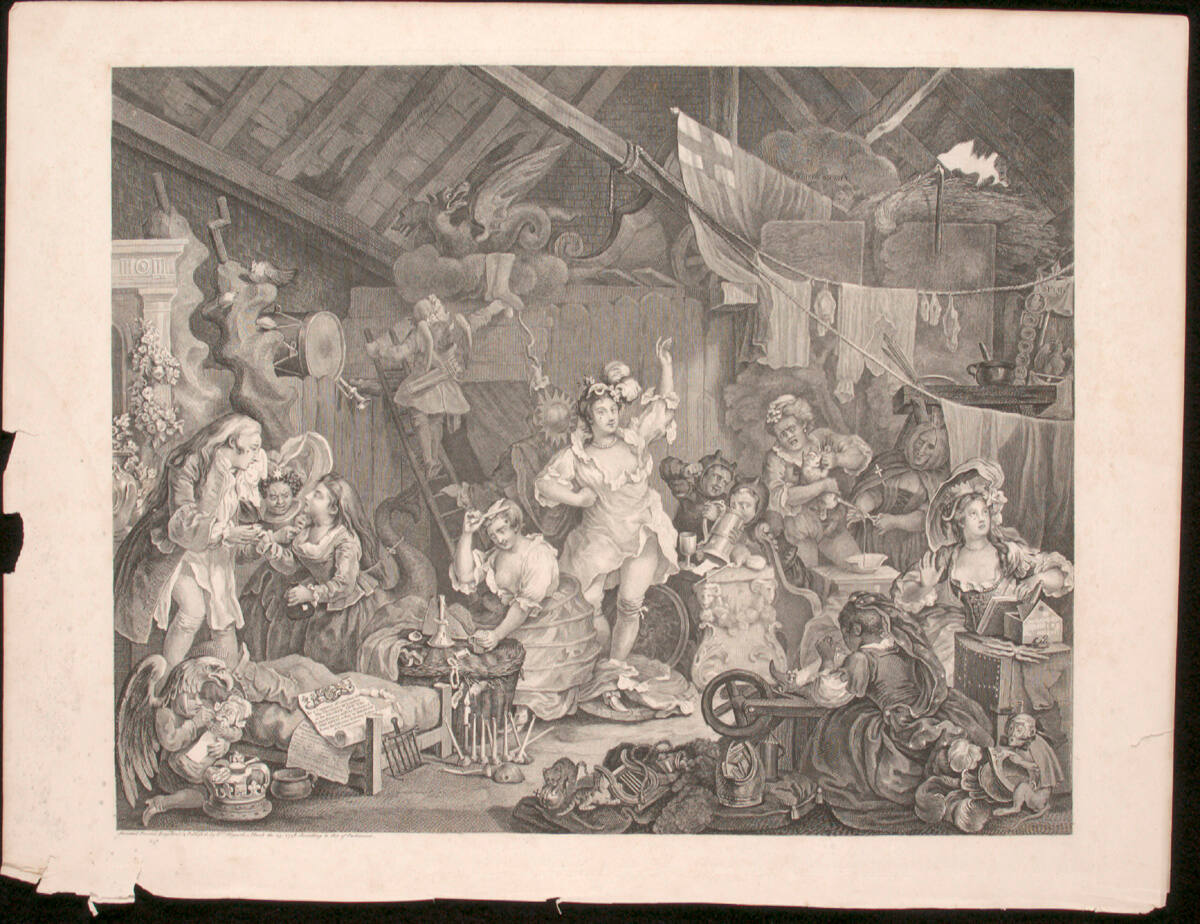 Strolling Actresses Dressing in a Barn